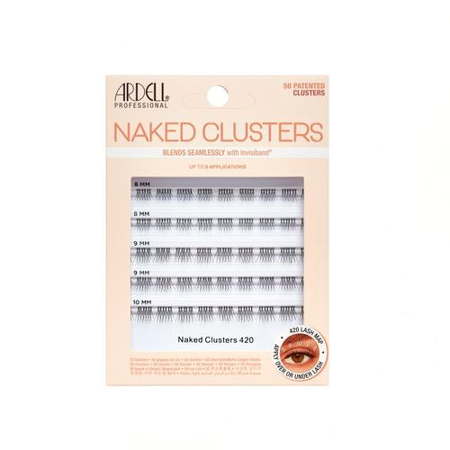 Ardell Naked Clusters false eyelashes packaging on a white background