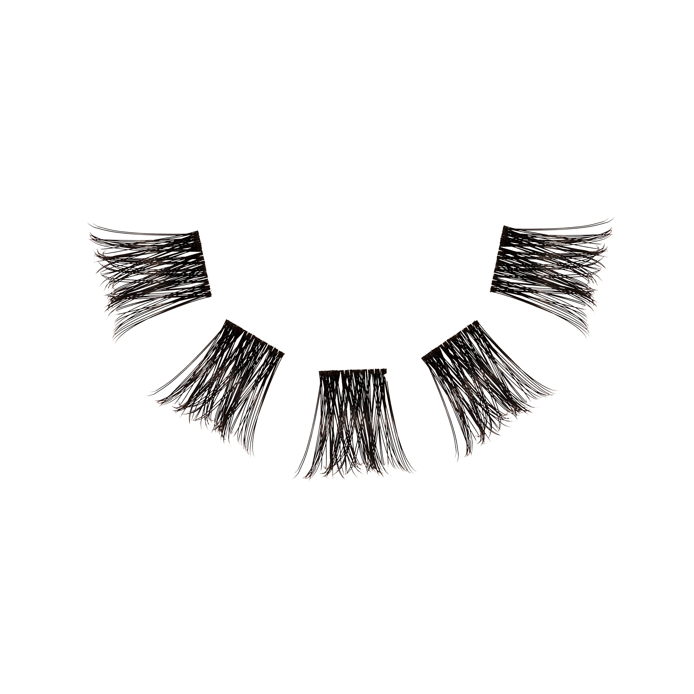 Floating set of Seamless Underlash Fauxmink D Curl with Invisiband