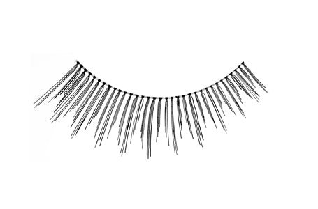 Ardell strip lashes with evenly spaced crisscross pattern for a soft, voluminous lash look.
