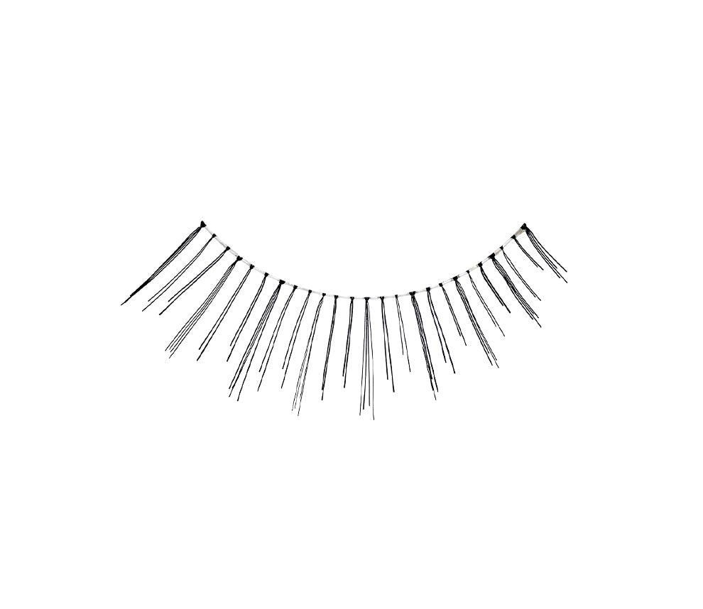 Close-up of an Ardell Sweeties Lash for the right eye featuring clustered lash fibers