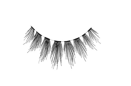 A closeup shot of Ardell Wispies Clusters 600 Striplash featuring its medium volume with an extra long length lash