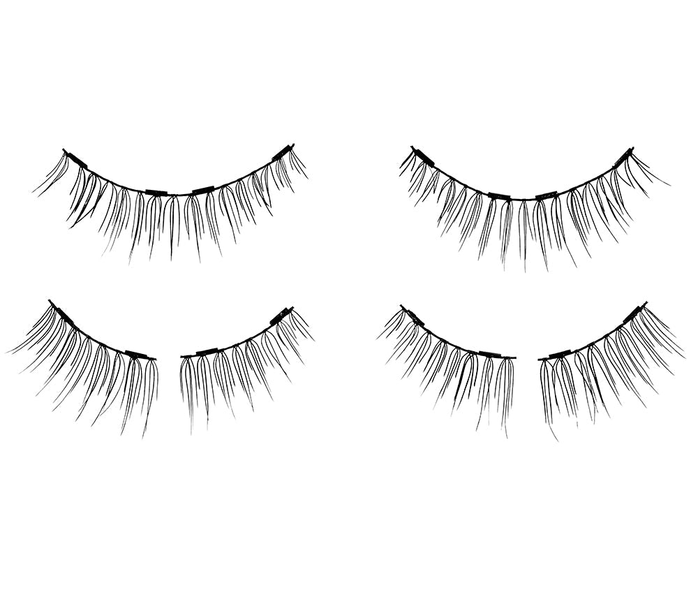 Ardell Magnetic Lash set featuring four pairs of wispy false lashes with magnetic technology.