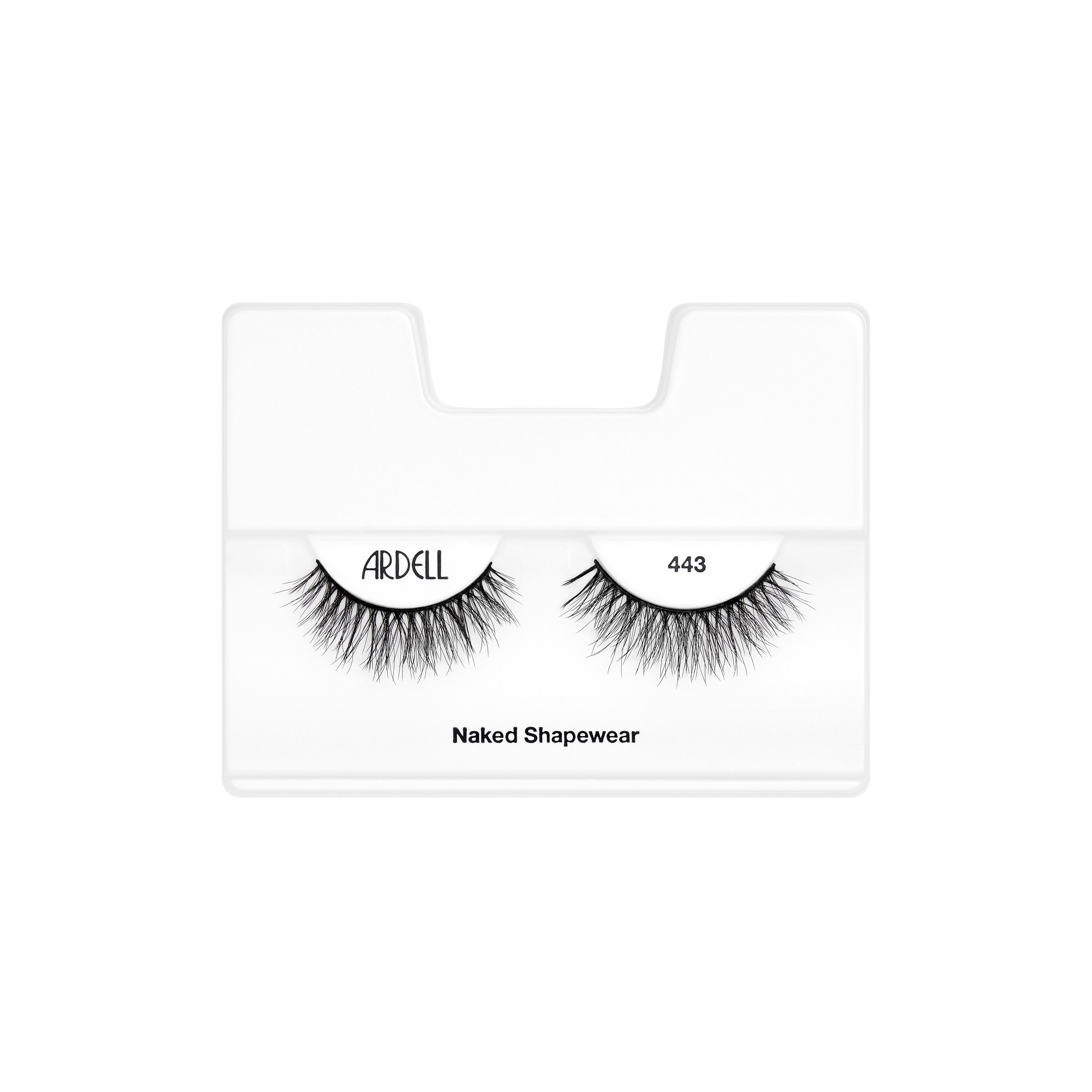 Ardell false eyelashes on a white background