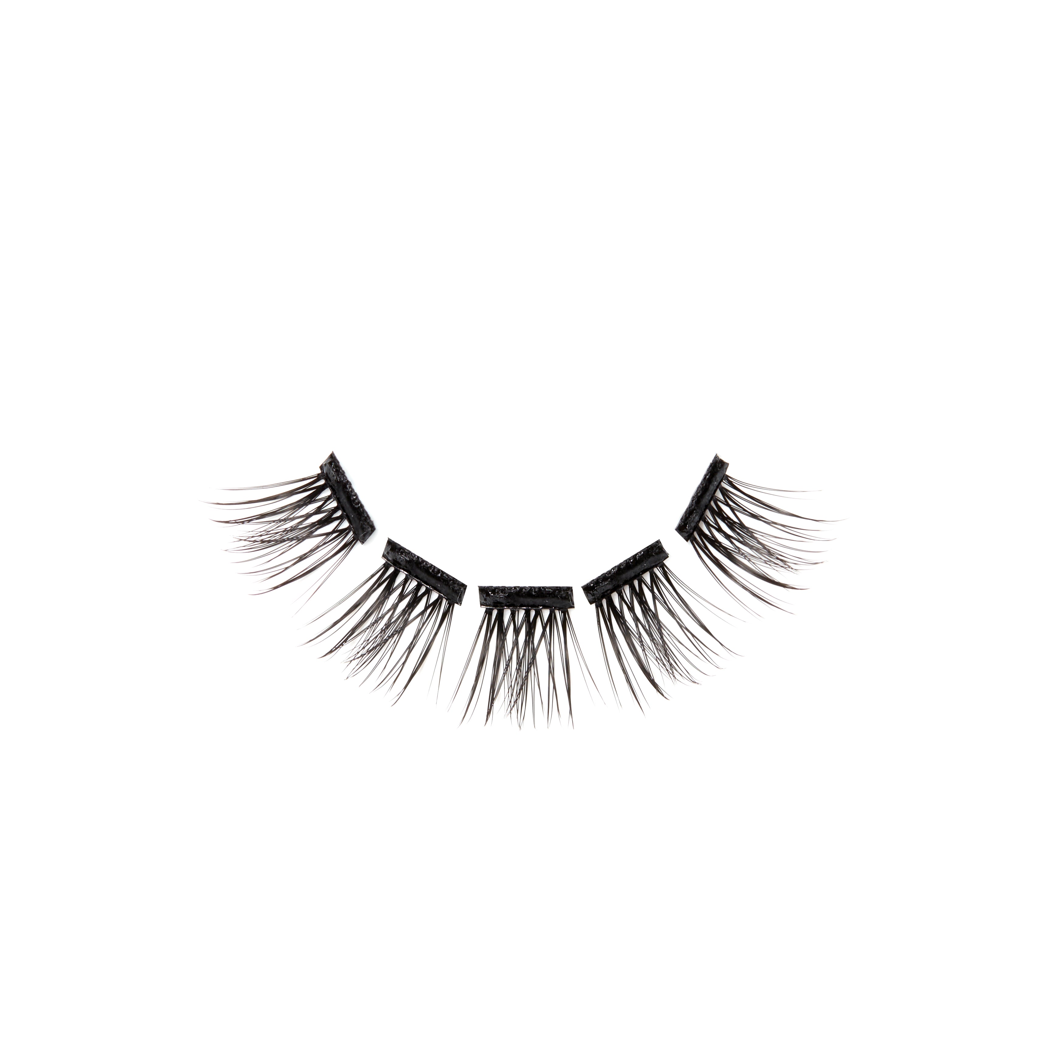 Pair of Press On Pre-Glued Underlash Extensions on a white background