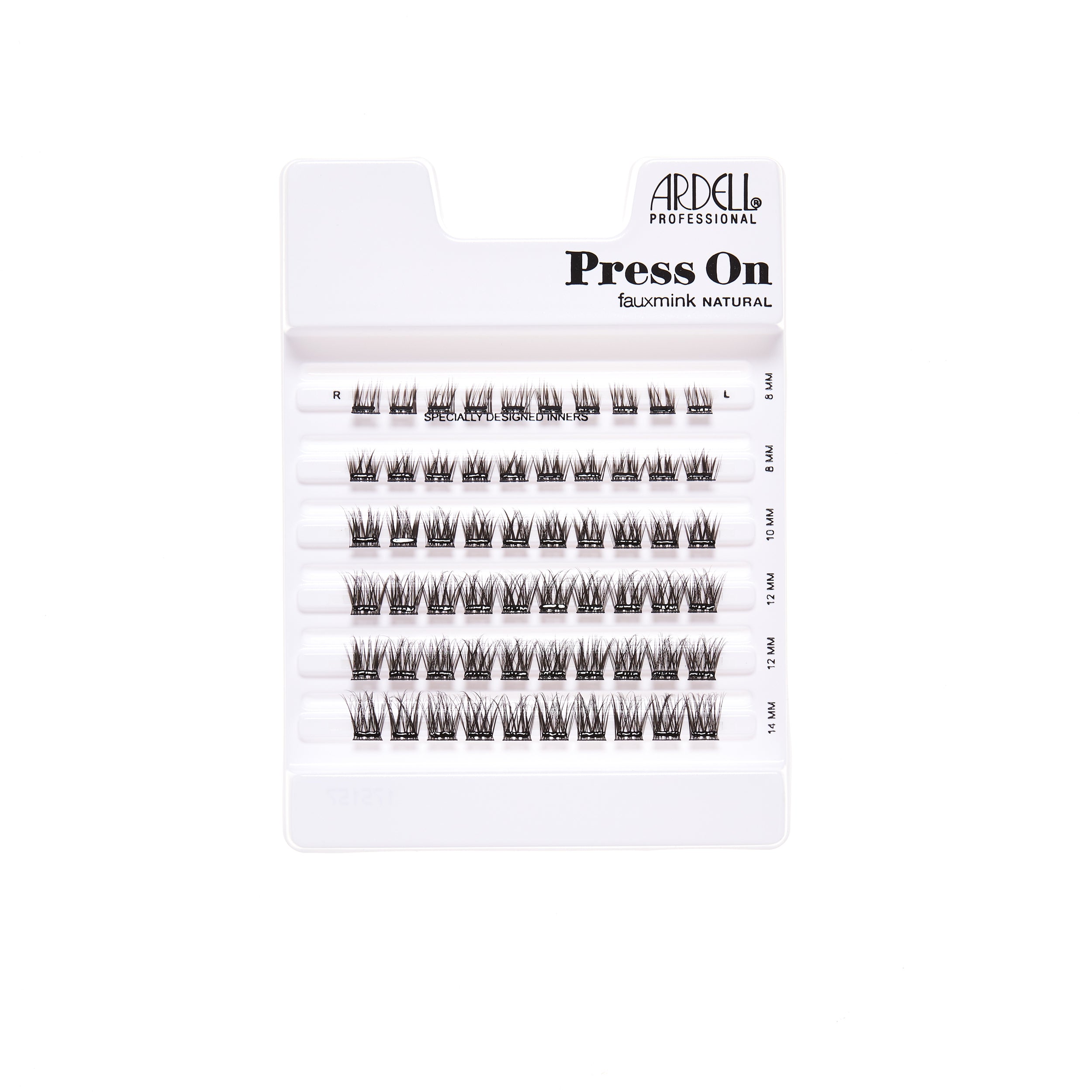 Tray of Press On Fauxmink Natural 60 ct