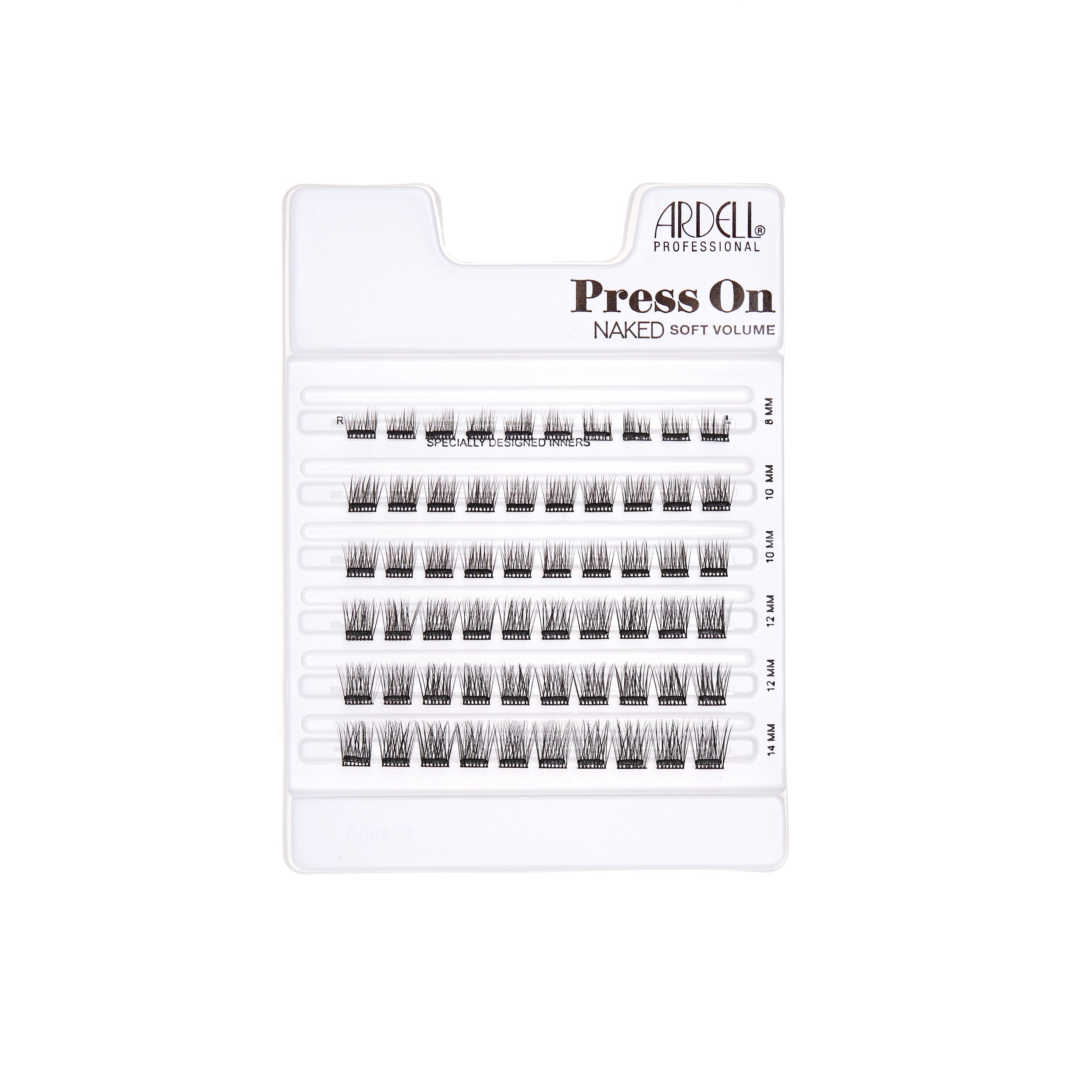 Tray of Press On Naked Soft Volume 60 ct