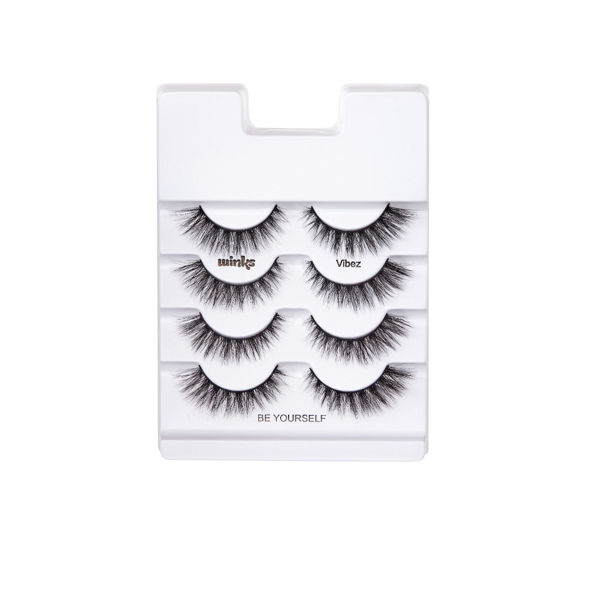 Winks Be Yourself Lashes Vibez 4 pack in tray