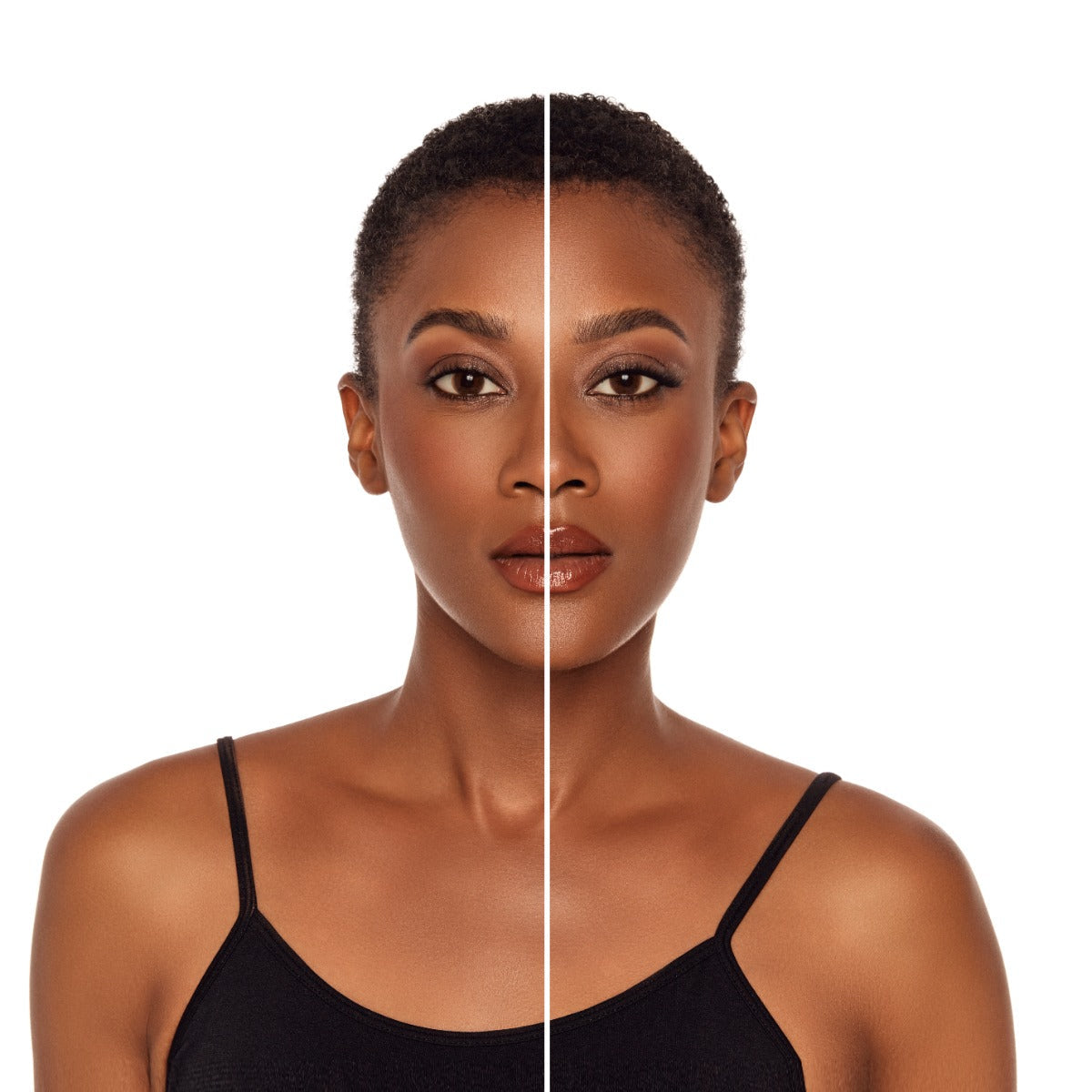 Ardell Naked Press on Lash Underlash Extensions Soft Volume on a model with almond eye shape