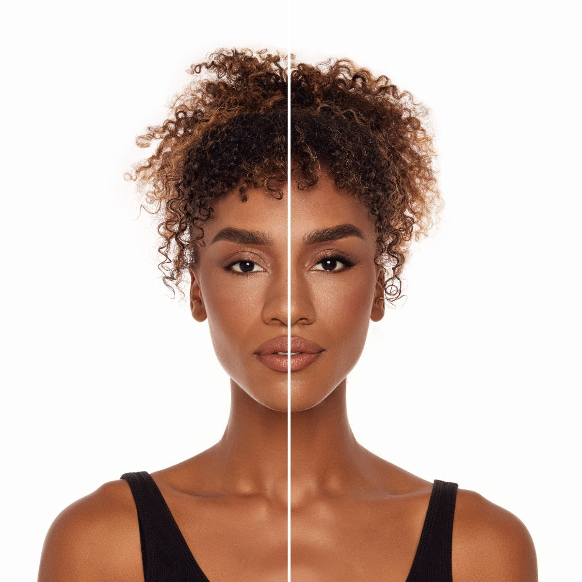 Ardell Naked Press on Lash Underlash Extensions Soft Volume on a model with deep set eye shape