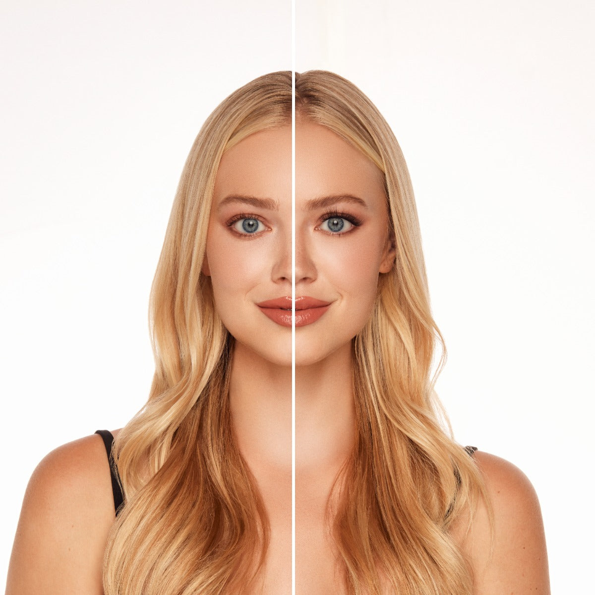 Ardell Naked Press on Lash Underlash Extensions Soft Volume on a model with round shape eye