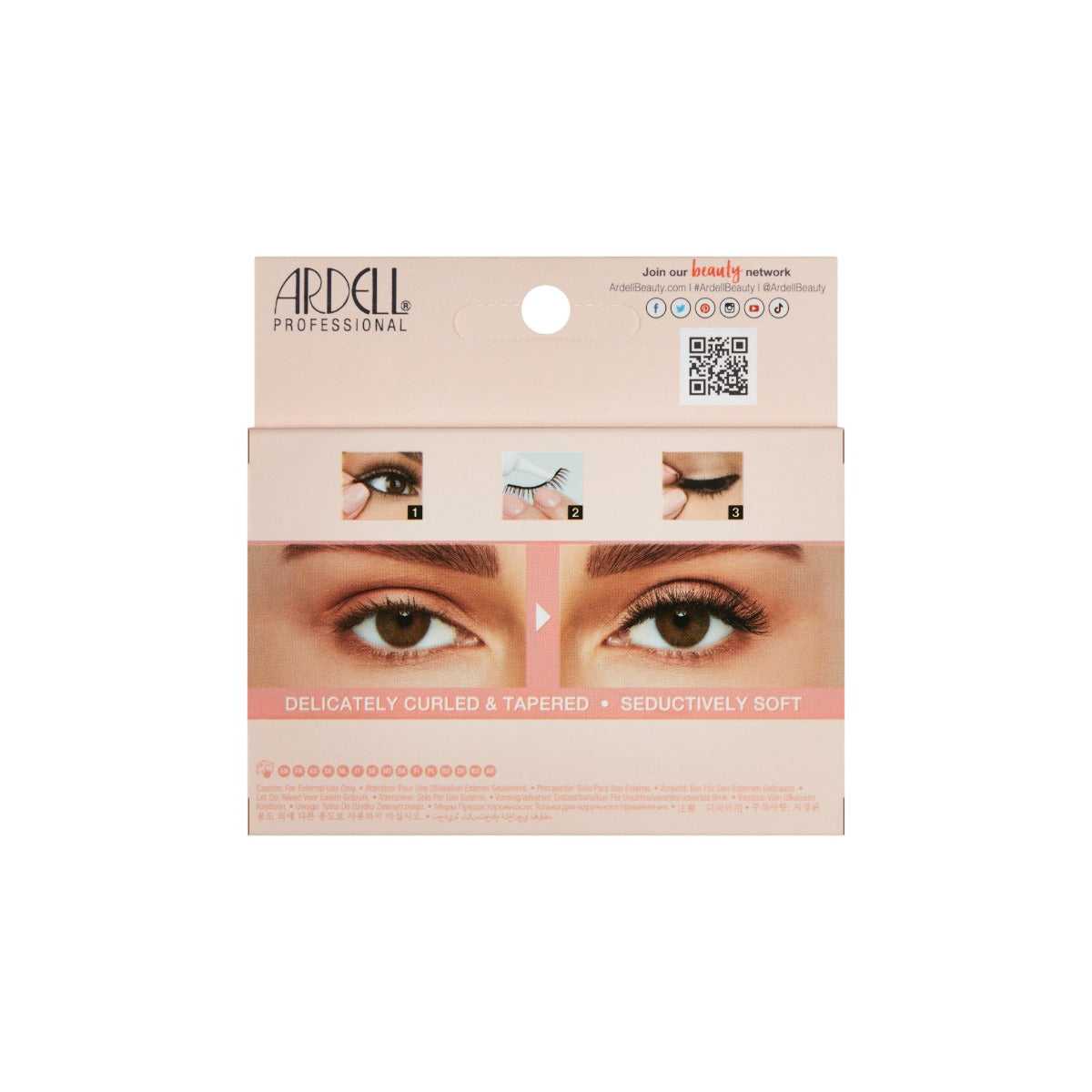 Back of Naked Lashes 421 2 pack packaging