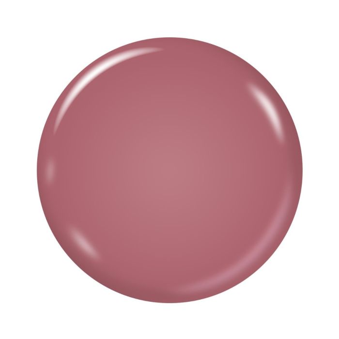 Swatch dot of Ardell Creamy Carnation, a light pastel pink gel polish shade.