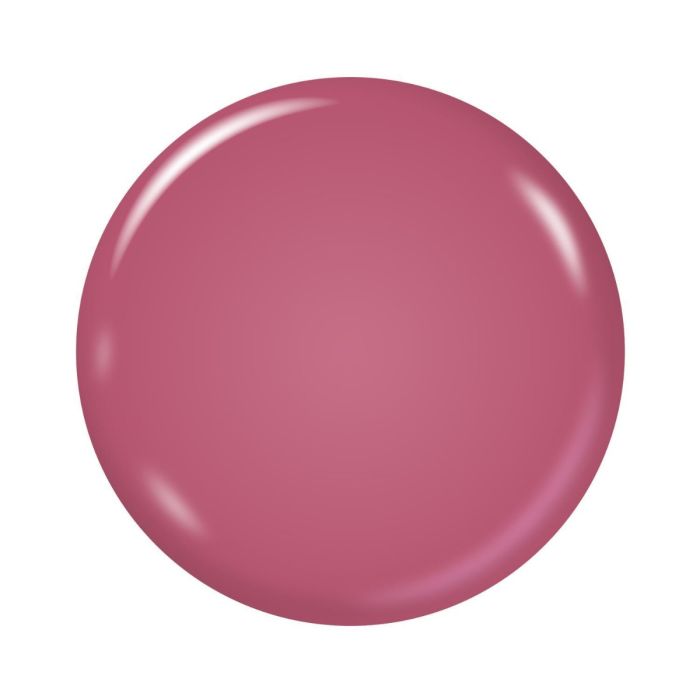 Swatch of Ardell Gumball gel polish in bright bubblegum pink with a creamy finish.