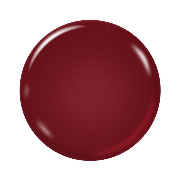 Color dot for Ardell Feeling Frisky gel polish, showing a rich, cool-toned red for quick shade reference.