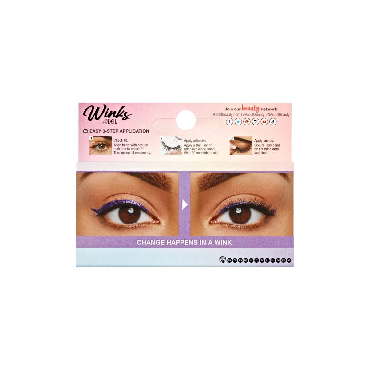 back of packaging