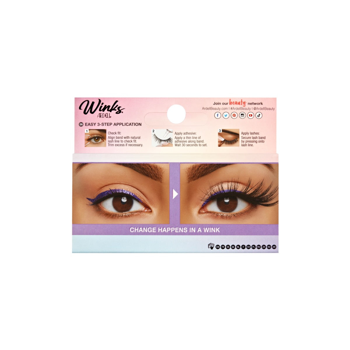 back of packaging