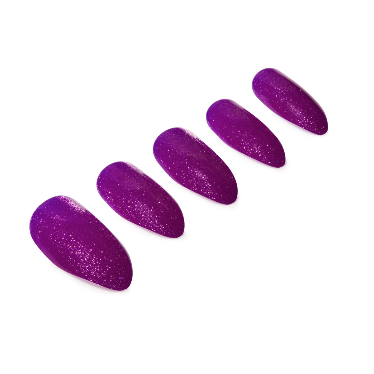 5 nails on a white background