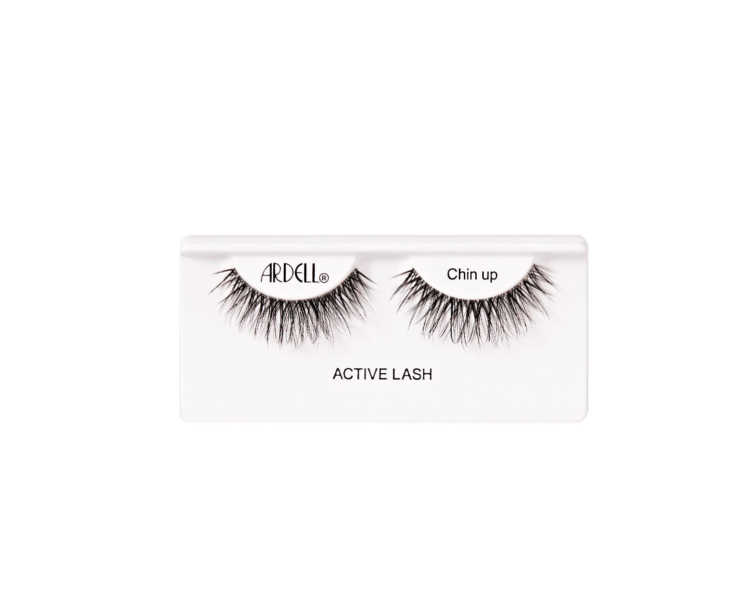 Ardell Active Lash Chin Up lashes are flared, lightweight, and sweat-resistant—ideal for an on-the-go glam look.