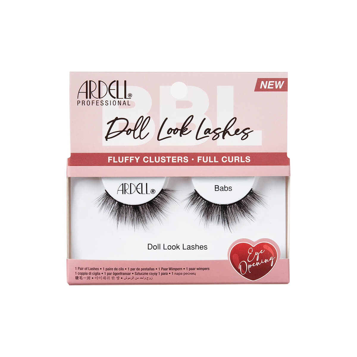 1 pair of lashes in packaging