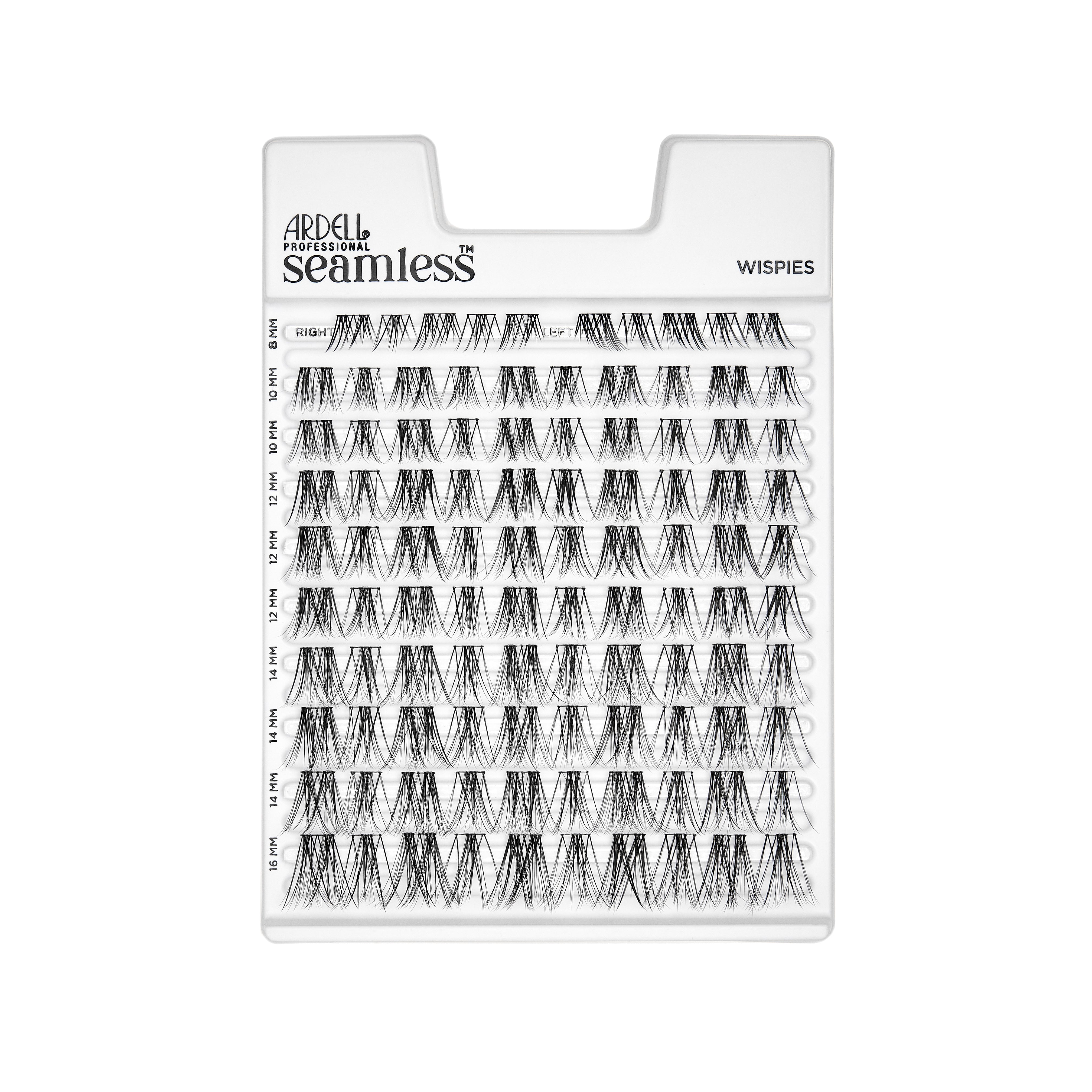 Tray of Seamless Underlash Extensions Wispies 100 ct