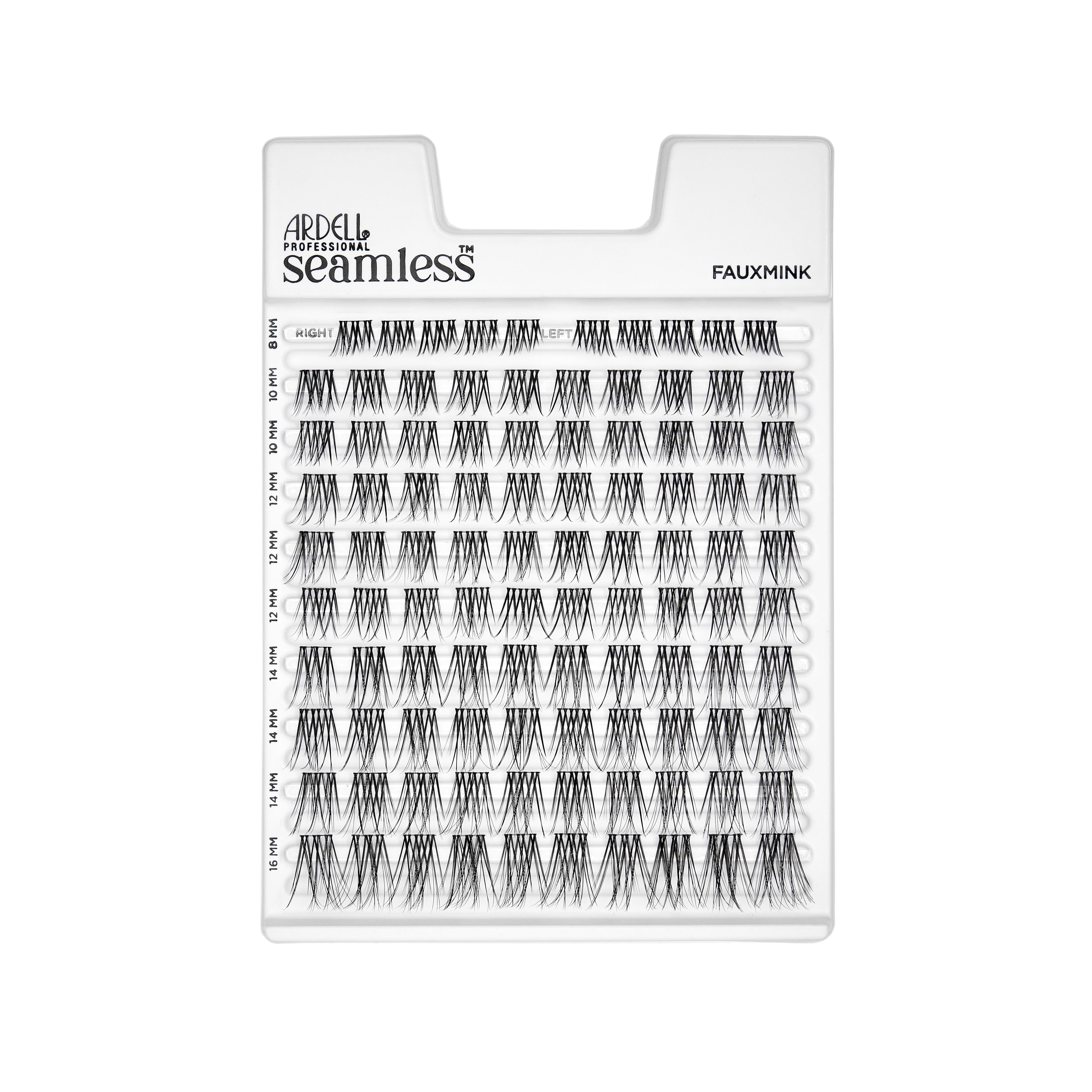 Tray of Seamless Underlash Extensions Fauxmink 100 ct