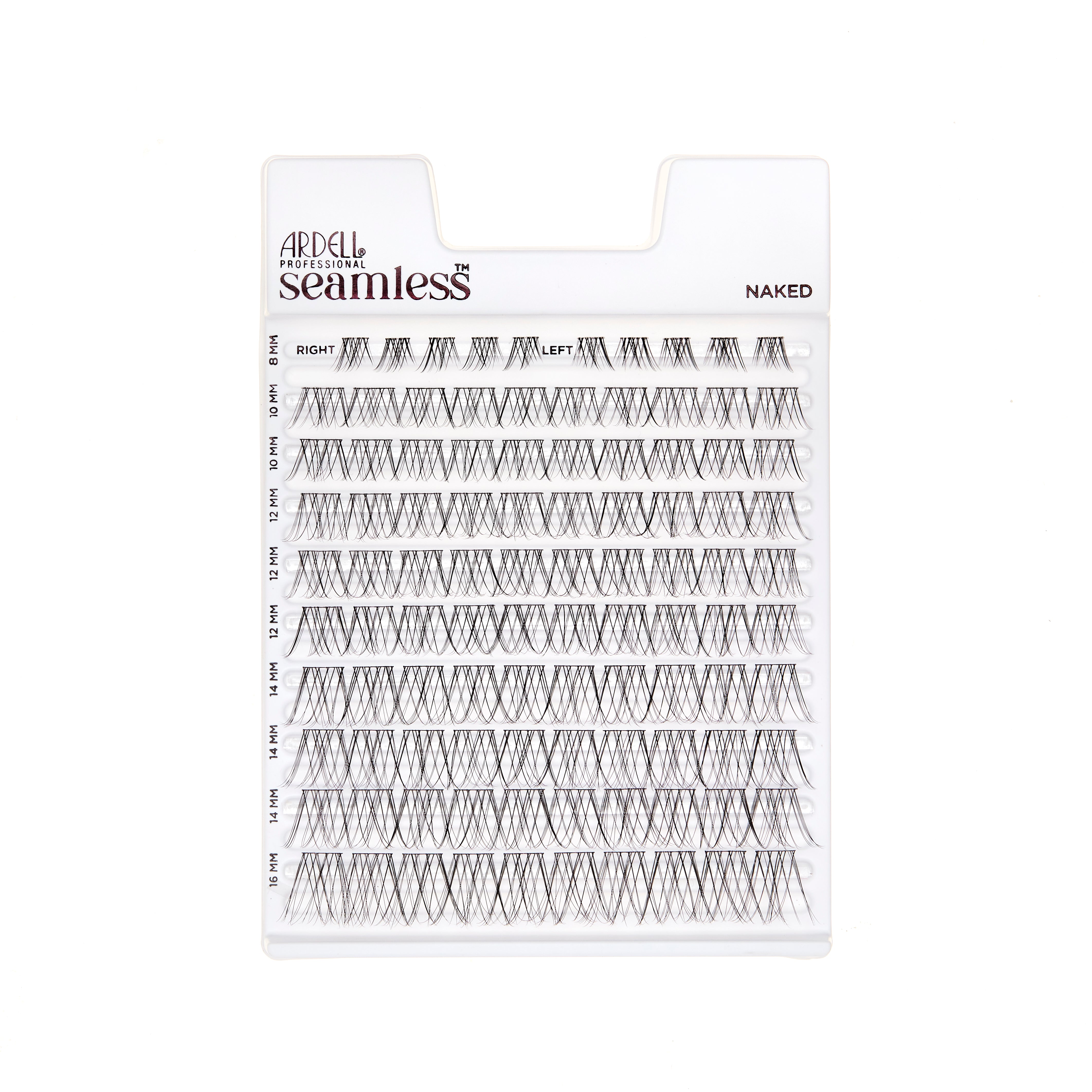 Tray of Seamless Underlash Extensions Naked 100 ct
