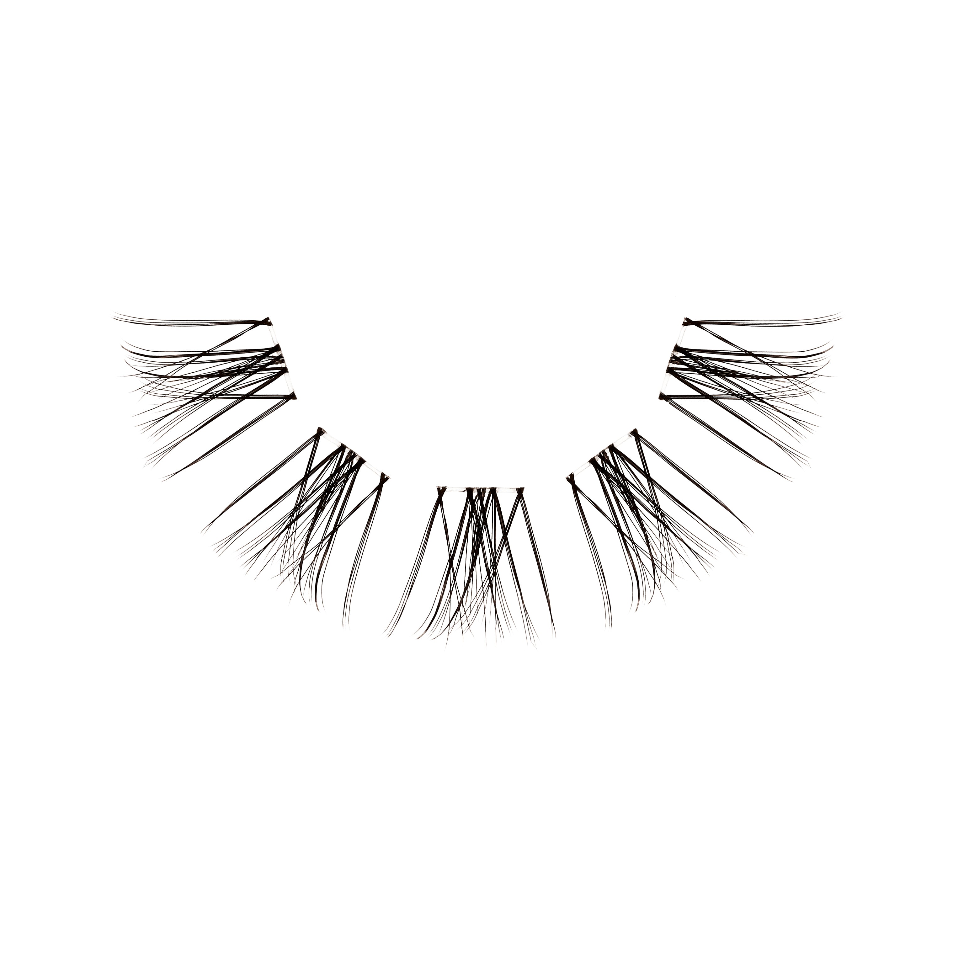 Floating set of Seamless Underlash Wispies with Invisiband