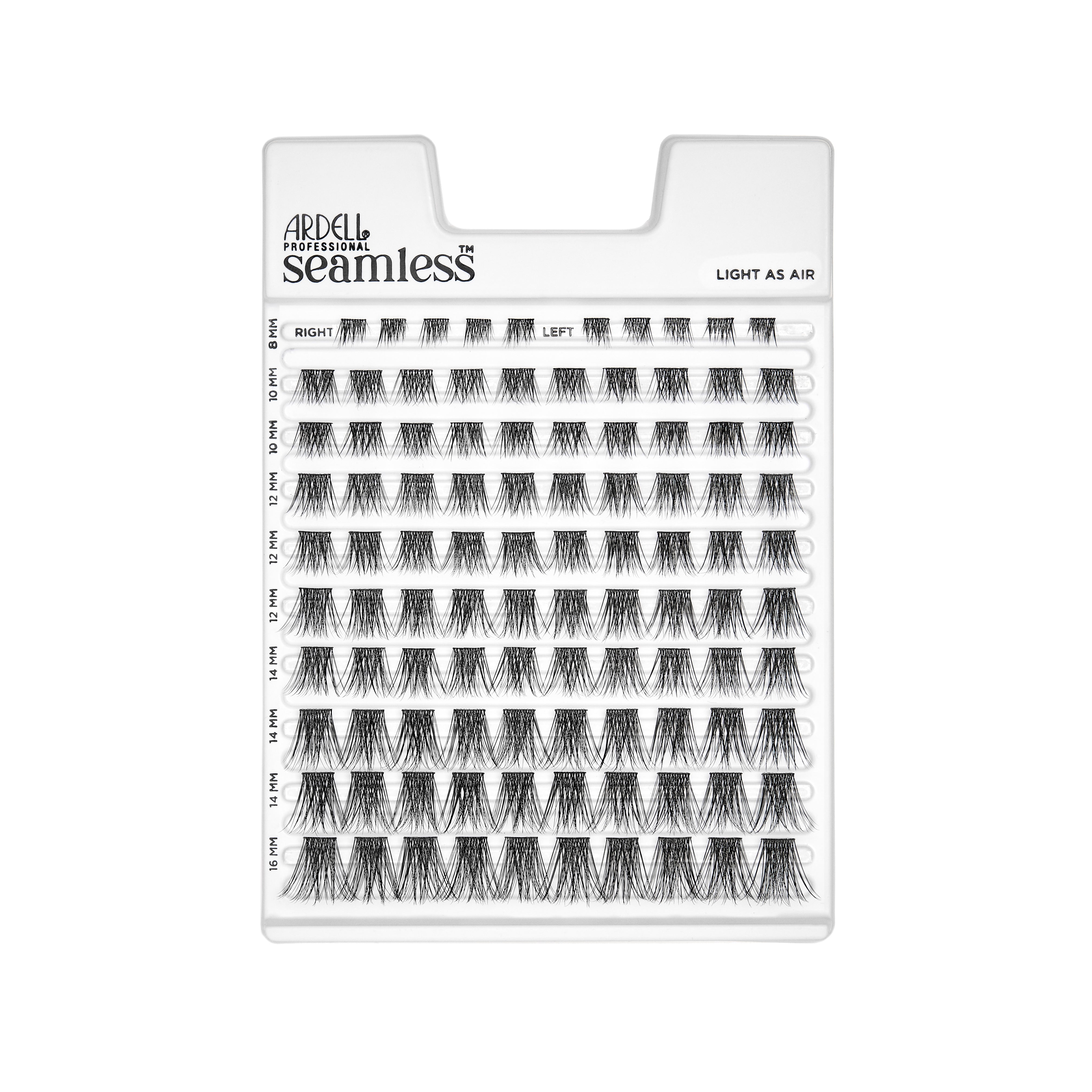 Tray of Seamless Underlash Extensions Light As Air 100 ct