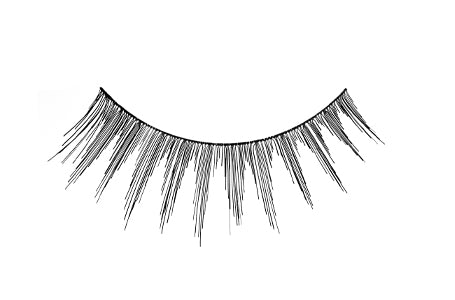Close-up of an Ardelll Natural 106 faux lash with round lash silhouette & spiky ends