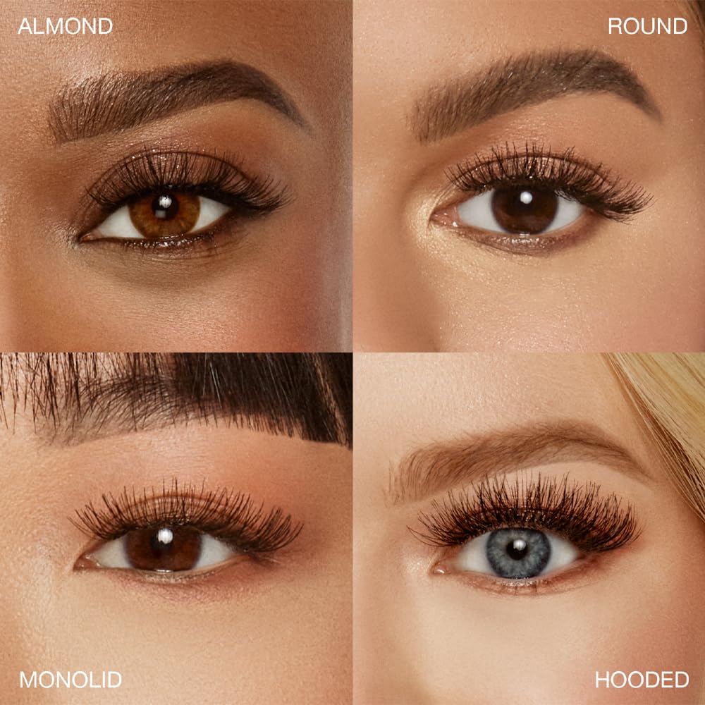Four model with different type of eye shape using Ardell Naked Trios 