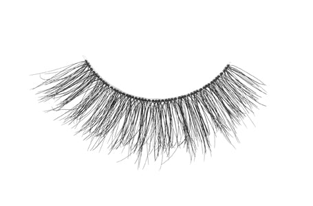 Close-up of an Ardell Naked  Lash 427 false lash for the right eye with longer length & extra fullness