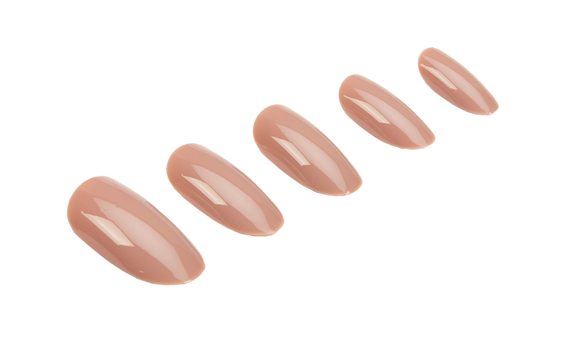 A set of Ardell, Nail Addict Premium Artificial Nail Set, Latte color