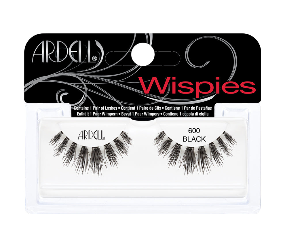 A set of  Wispies Clusters 600 from Ardell inside its retail packaging with some texts written on it
