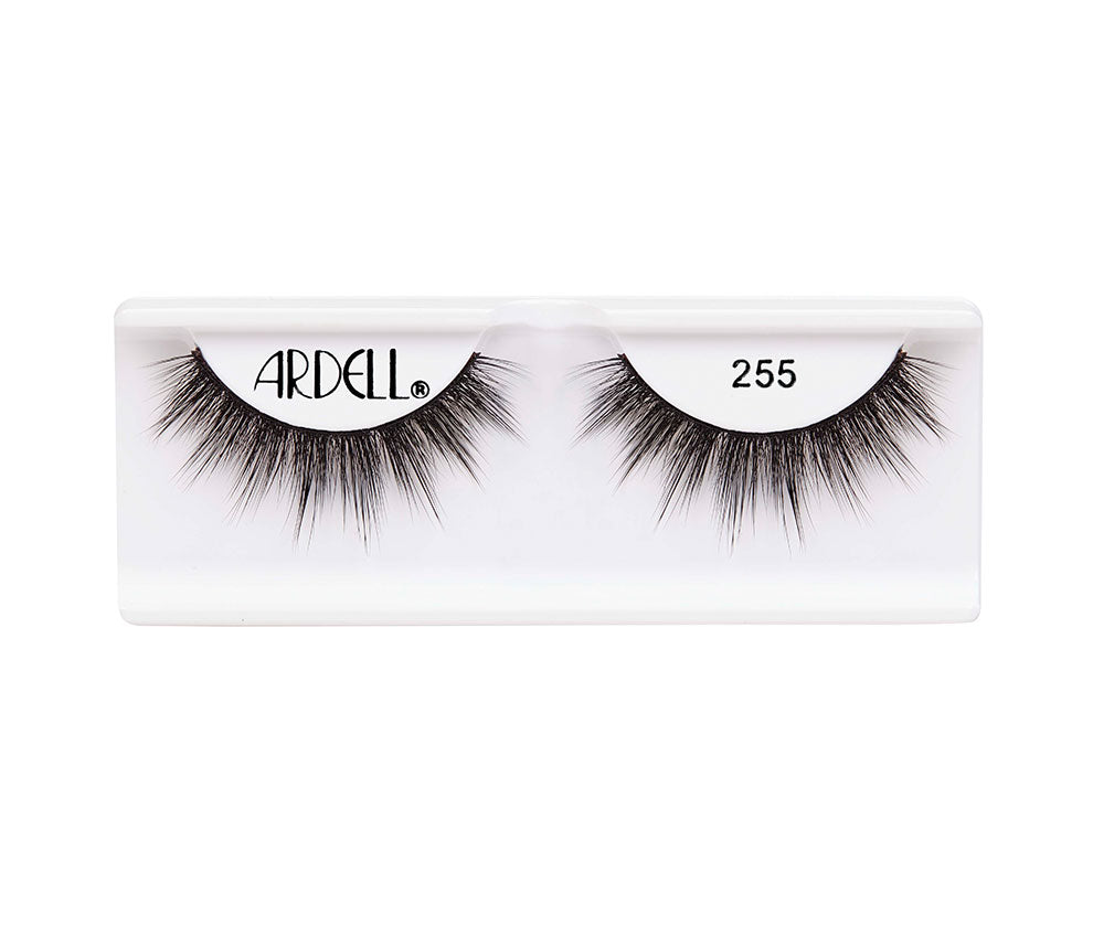 Ardell Mega Volume 255 Close-Up – Dense and fluttery strip lashes, perfect for a glamorous eye-enhancing effect.
