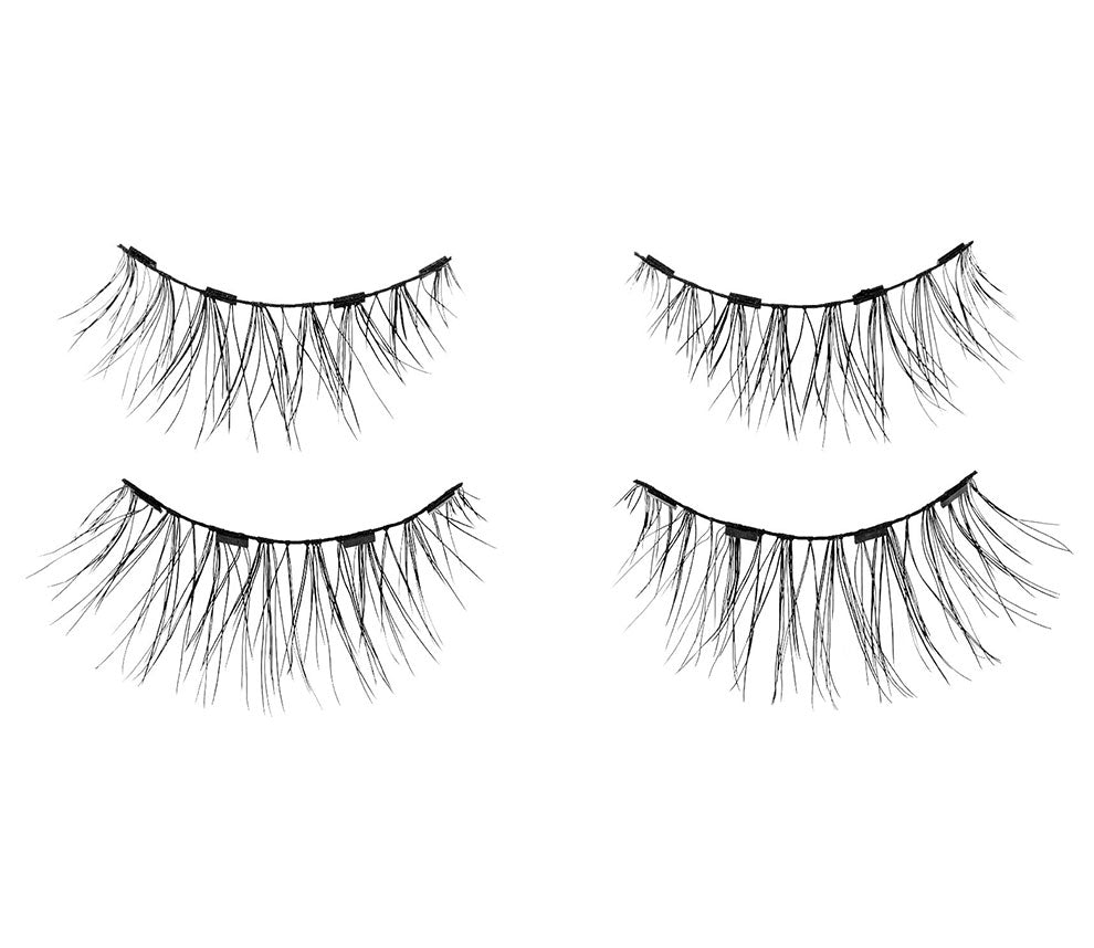 Ardell Magnetic Lashes Full Set – Wispy magnetic lashes with upper and lower strips for a seamless, reusable look.