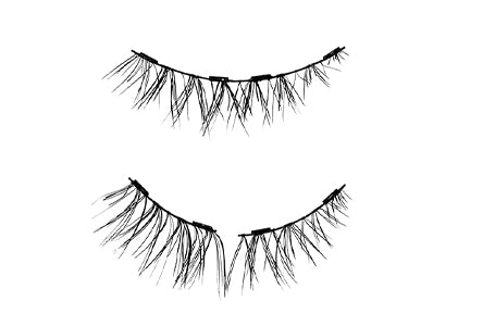 Pair of Ardell Pre-cut Magnetic Demi Wispies lower & upper false lashes for the left & right eyes.  