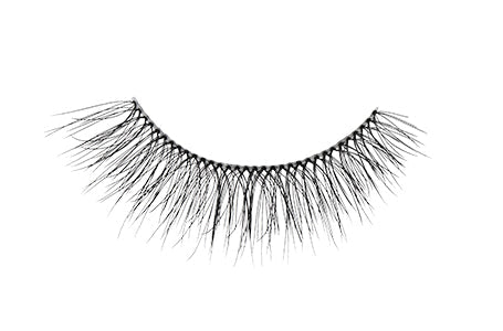 Close-up of an Ardell Naked Lash 423 faux lash for the right eye featuring clustered lash fibers