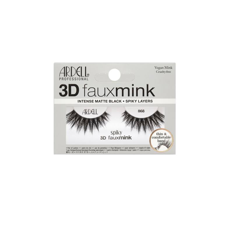 Ardell 3D faux mink false eyelashes packaging on a white background
