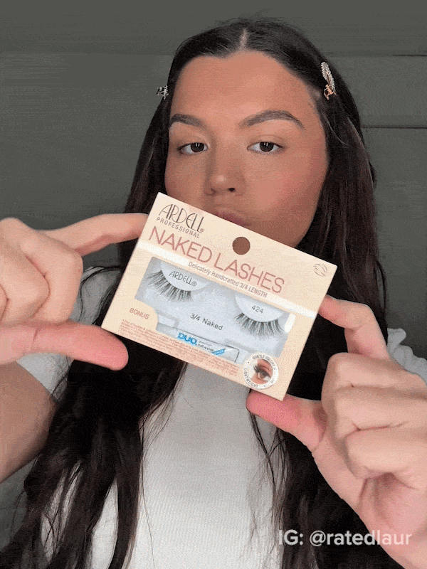 Naked Lash 3/4 length 424 gif 