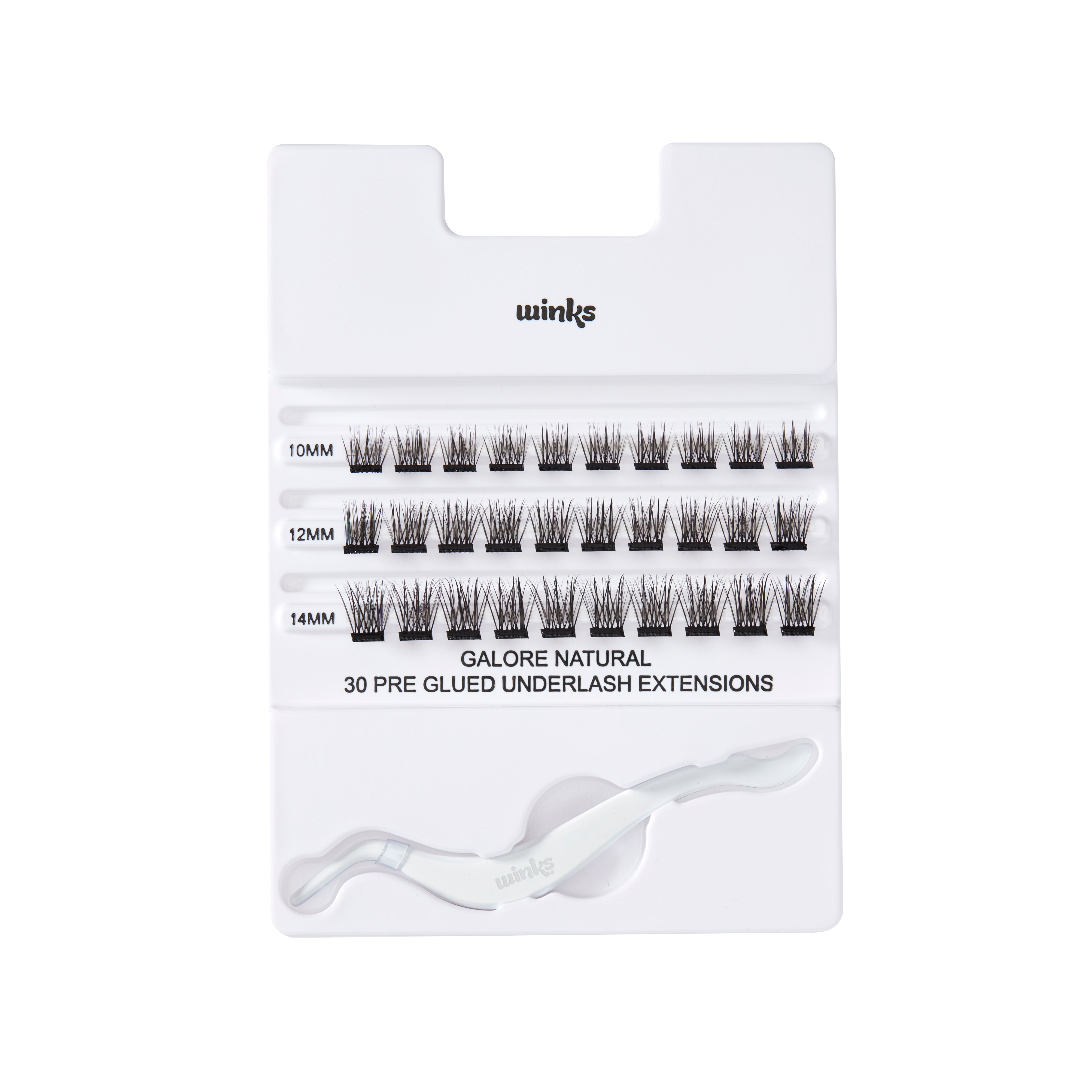 Ardell Winks Press on Lash underlash extensions galore natural SKU# 32266 Tray