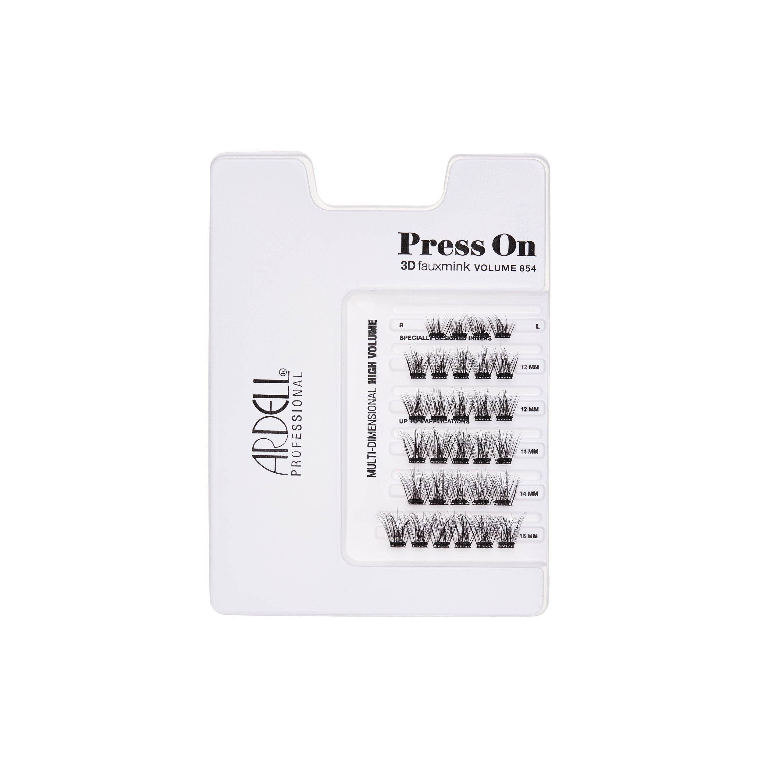 Press On Overlash 3D Fauxmink Volume 854 Pack