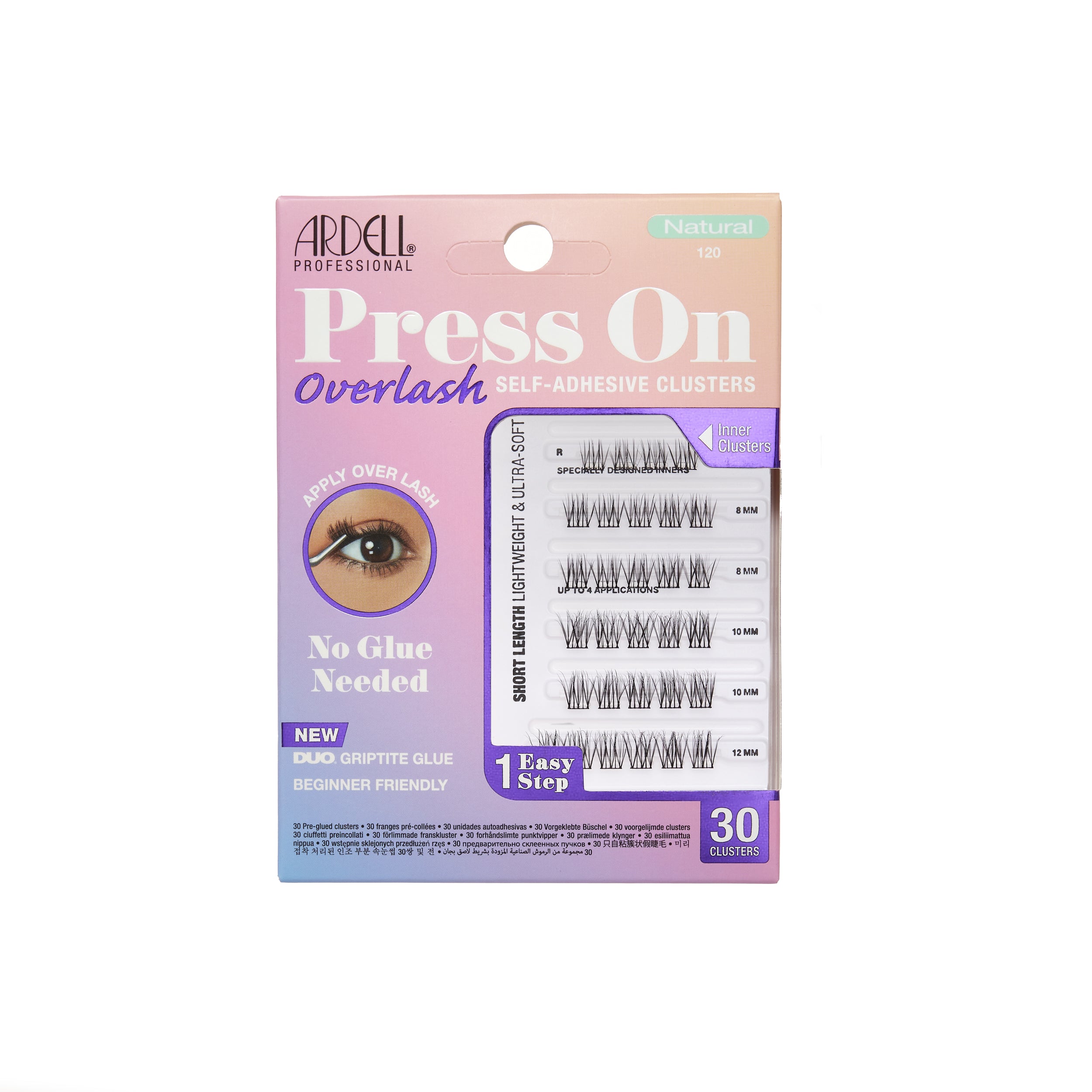 Ardell Press On Overlash Natural 120 Front