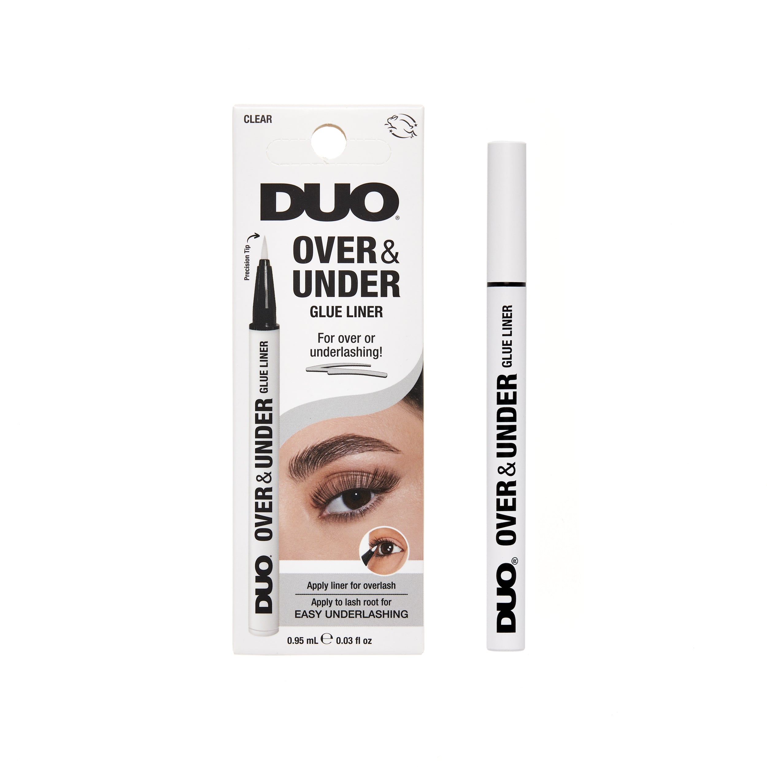Duo Over & Under Glue Liner Black Open