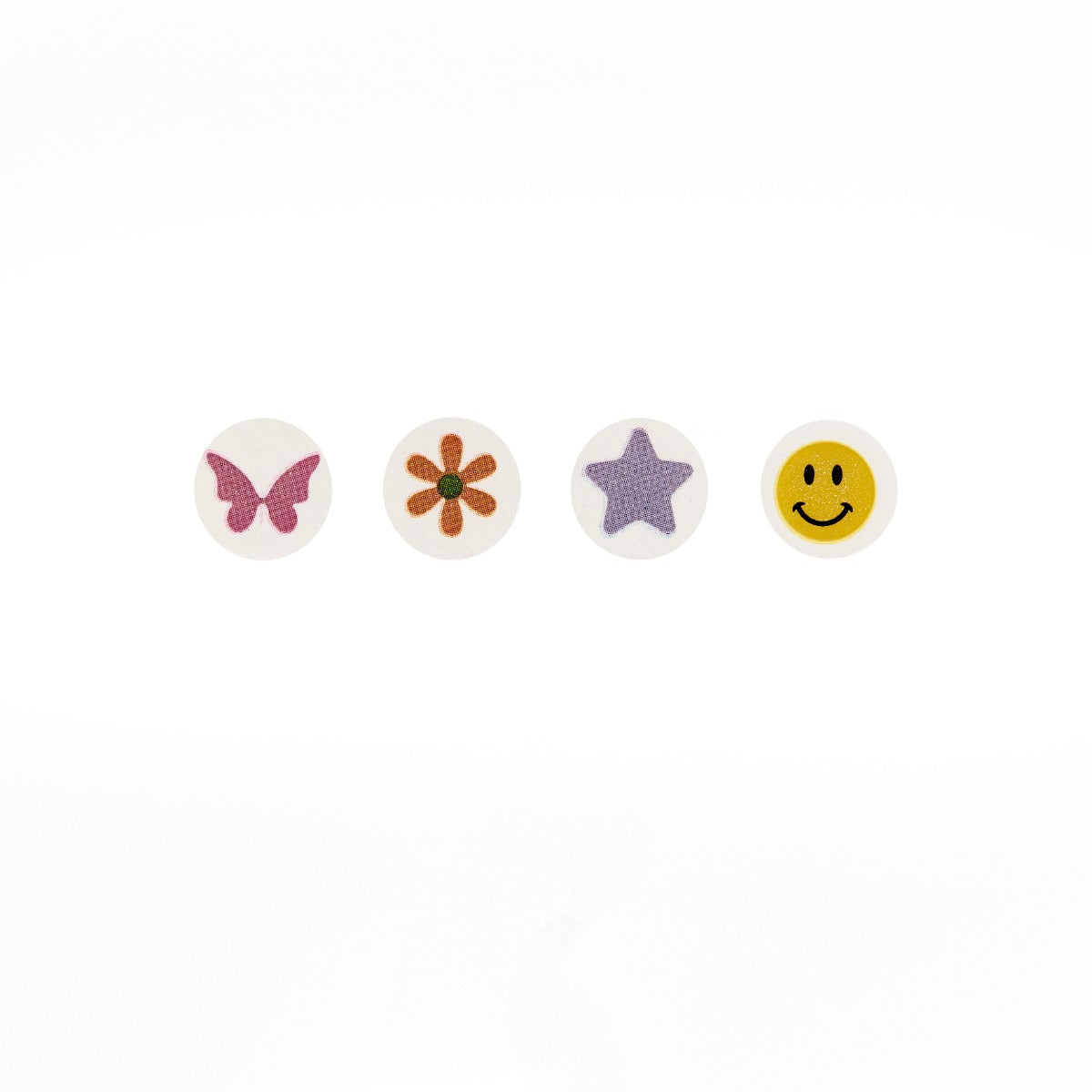 Winks Be Yourself Wish + Vibez   Lashes & Patches sample patches lay in white color setting
