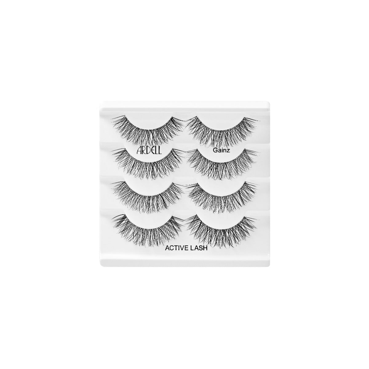 Ardell Active Lash Gainz 4 Pack tray 