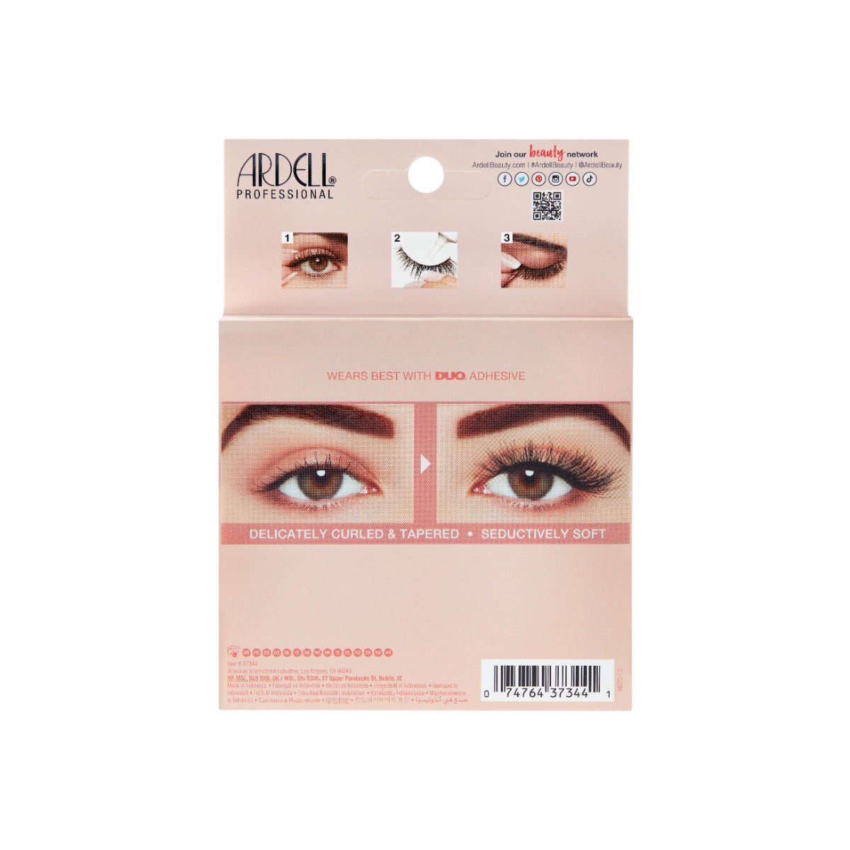The back side of packaging for Naked 427 4 Pack