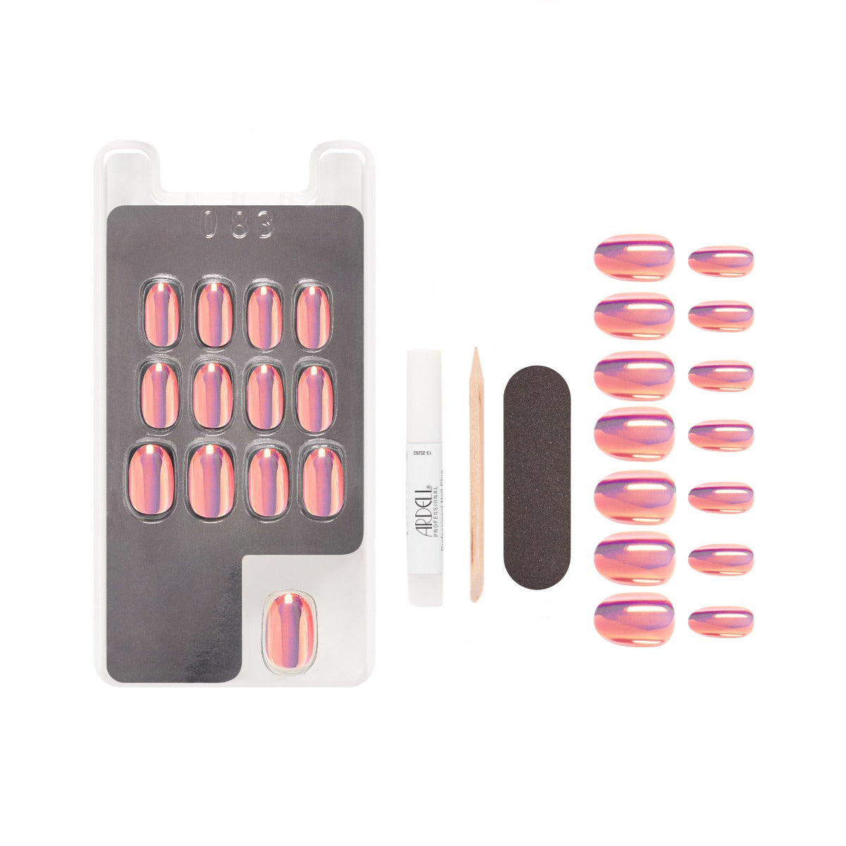 Ardell Nail Addict Chrome Orb out of packaging 