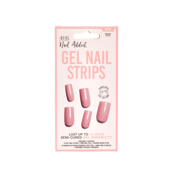 Nail Addict Gel Nail Strips Mocha Latte
