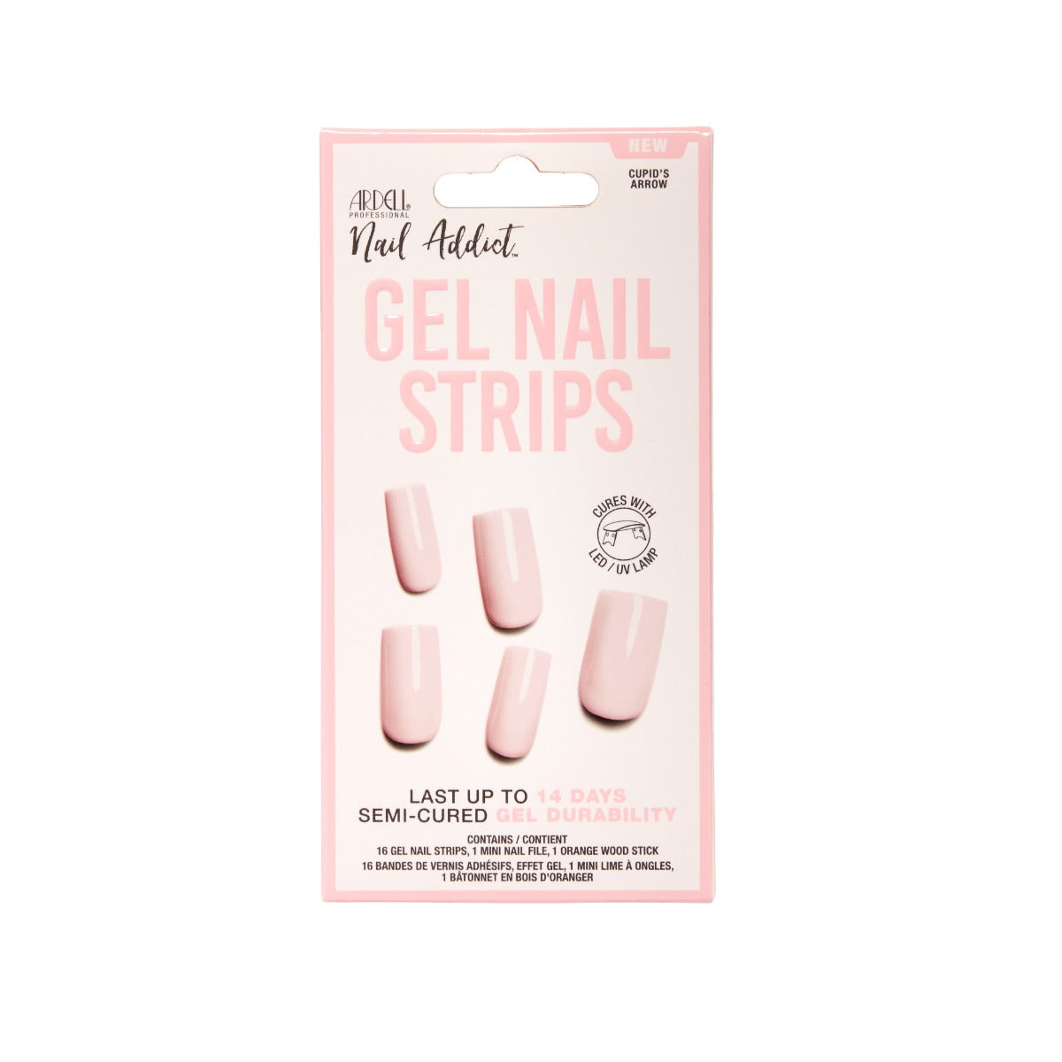 Sealed packaging of Ardell Nail Addict Gel Nail Strips 