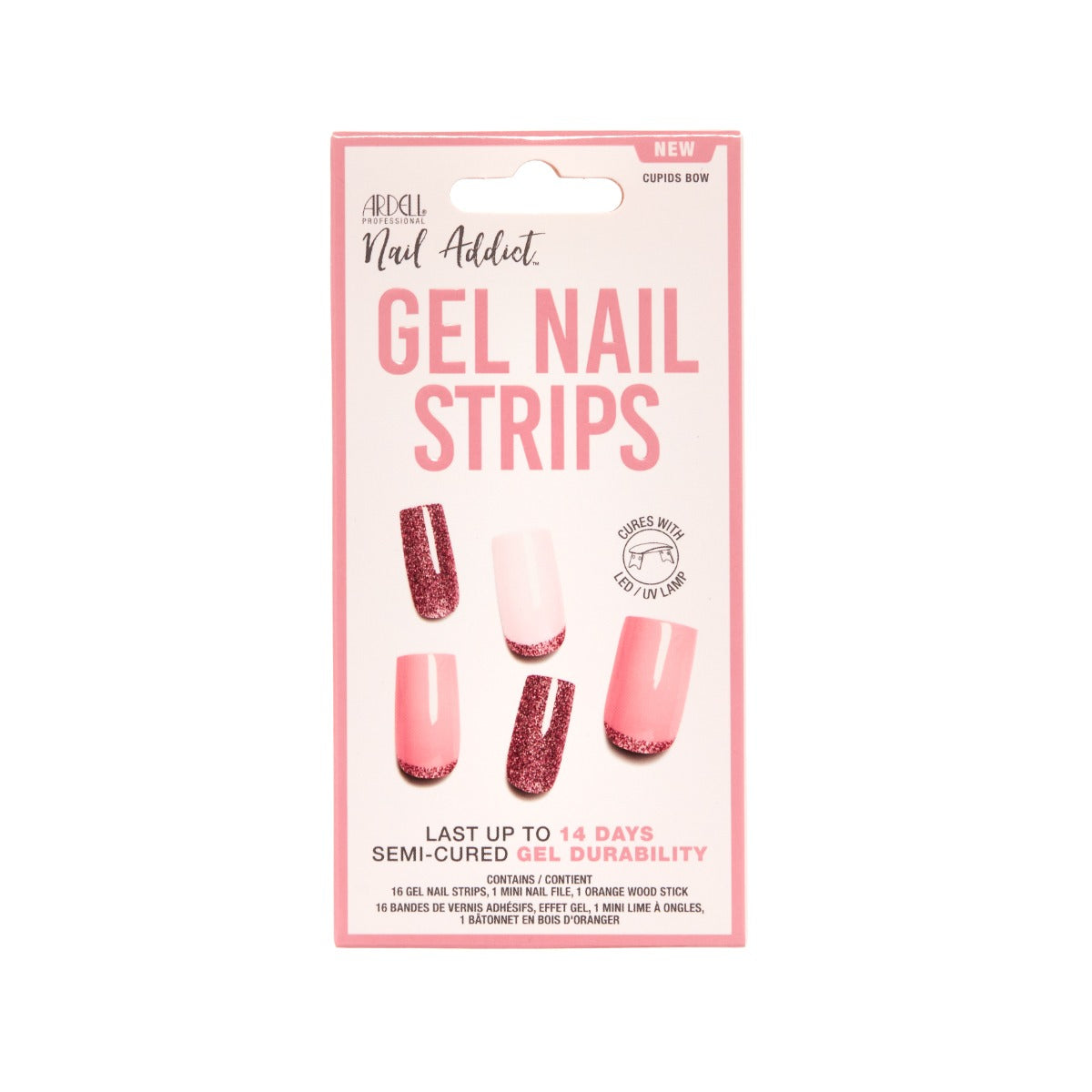 Sealed pack of Ardell Nail Addict Gel Nail Strips 